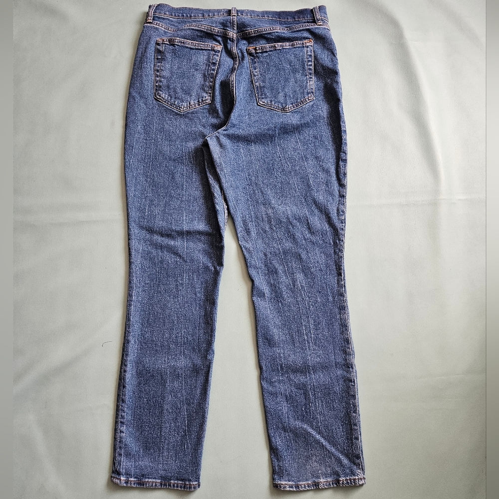 Abercrombie & Fitch Curve Love The '90s Slim Straight Ultra High Rise Jeans - Picture 3 of 12